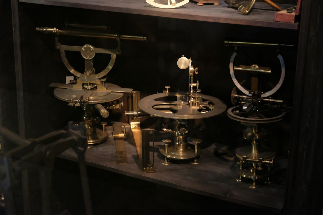 ancient astrolabe brass instrument
